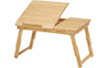 Songmics Laptopständer, Bambus, verstellbar 55 x (21-29) x 35 cm