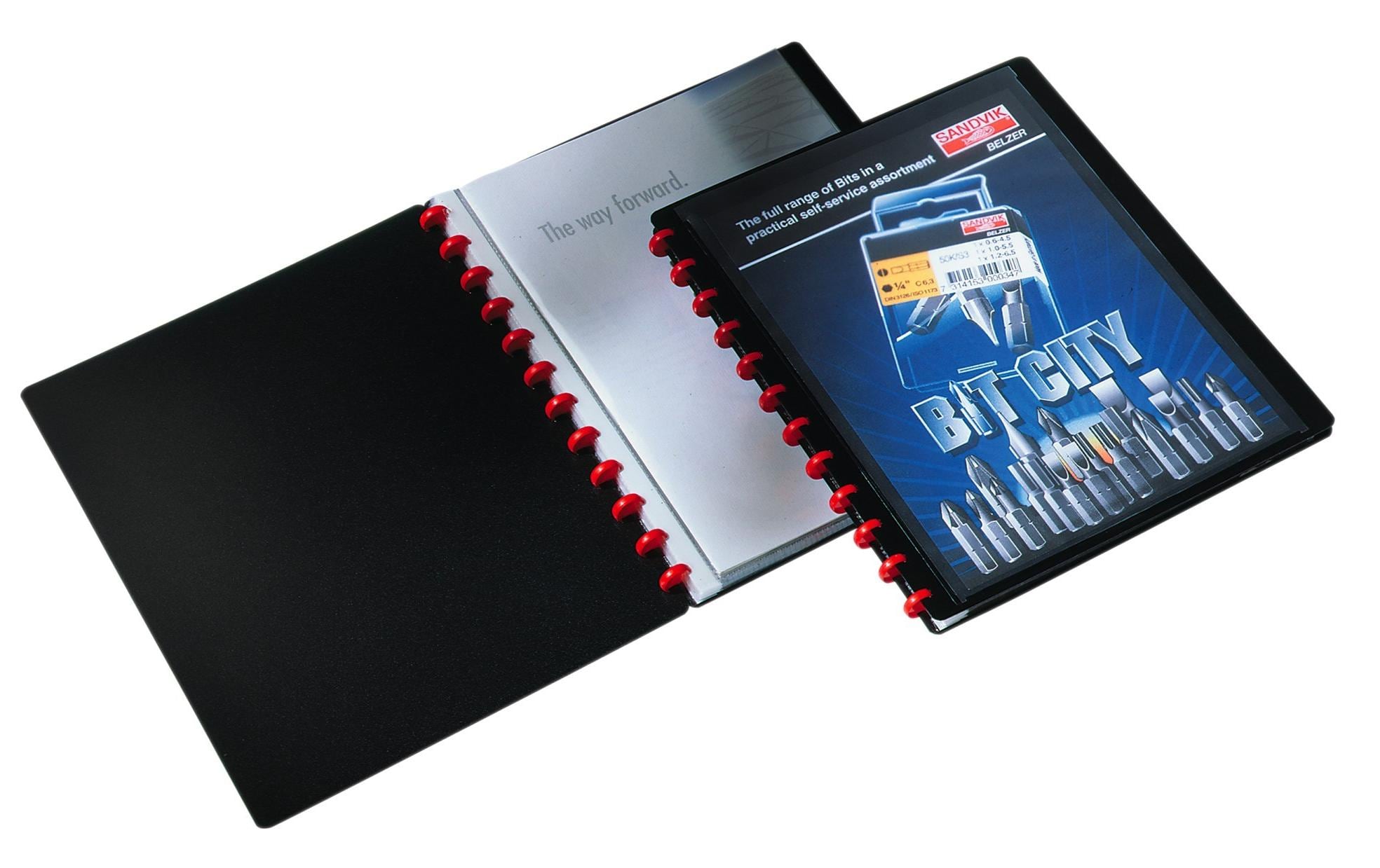 Durable Sichtbuch Duralook Easy Plus 20 Hüllen, A4, schwarz/transparent