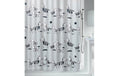 spirella Duschvorhang Zebi 180 x 200 cm, Polyester, waschbar