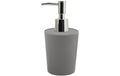 spirella Seifenspender Takeo, Grau Bambus, 0.4 L,  D: 7.4 cm, H: 16 cm