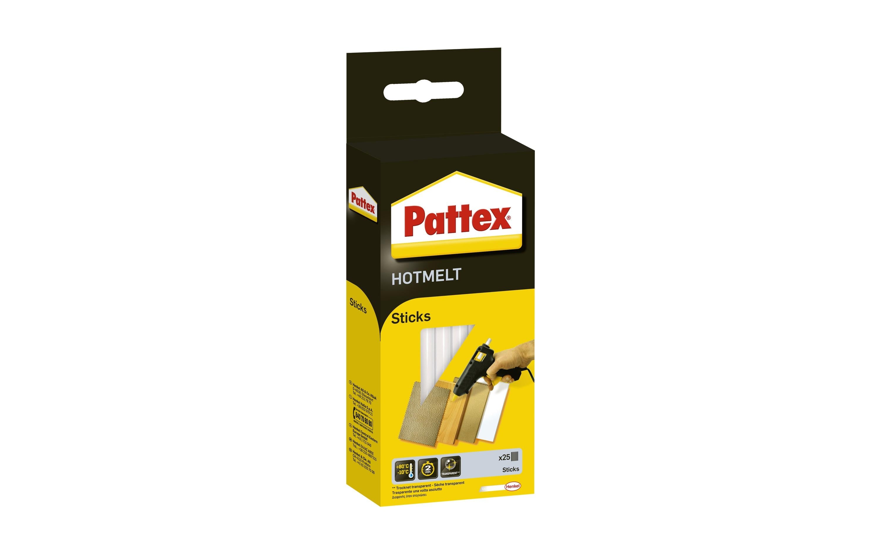 Pattex HOTMELT Sticks Transparent transparent