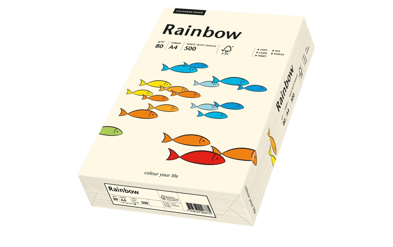 Rainbow Kopierpapier 80 g/m², 500 Stk A4, hellchamois