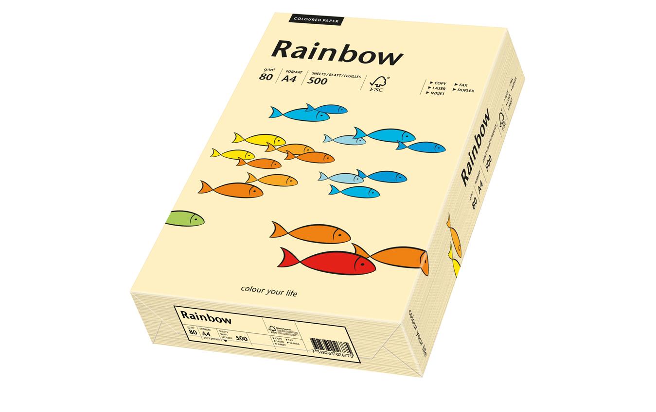 Rainbow Kopierpapier 80 g/m², 500 Stk A4, chamois