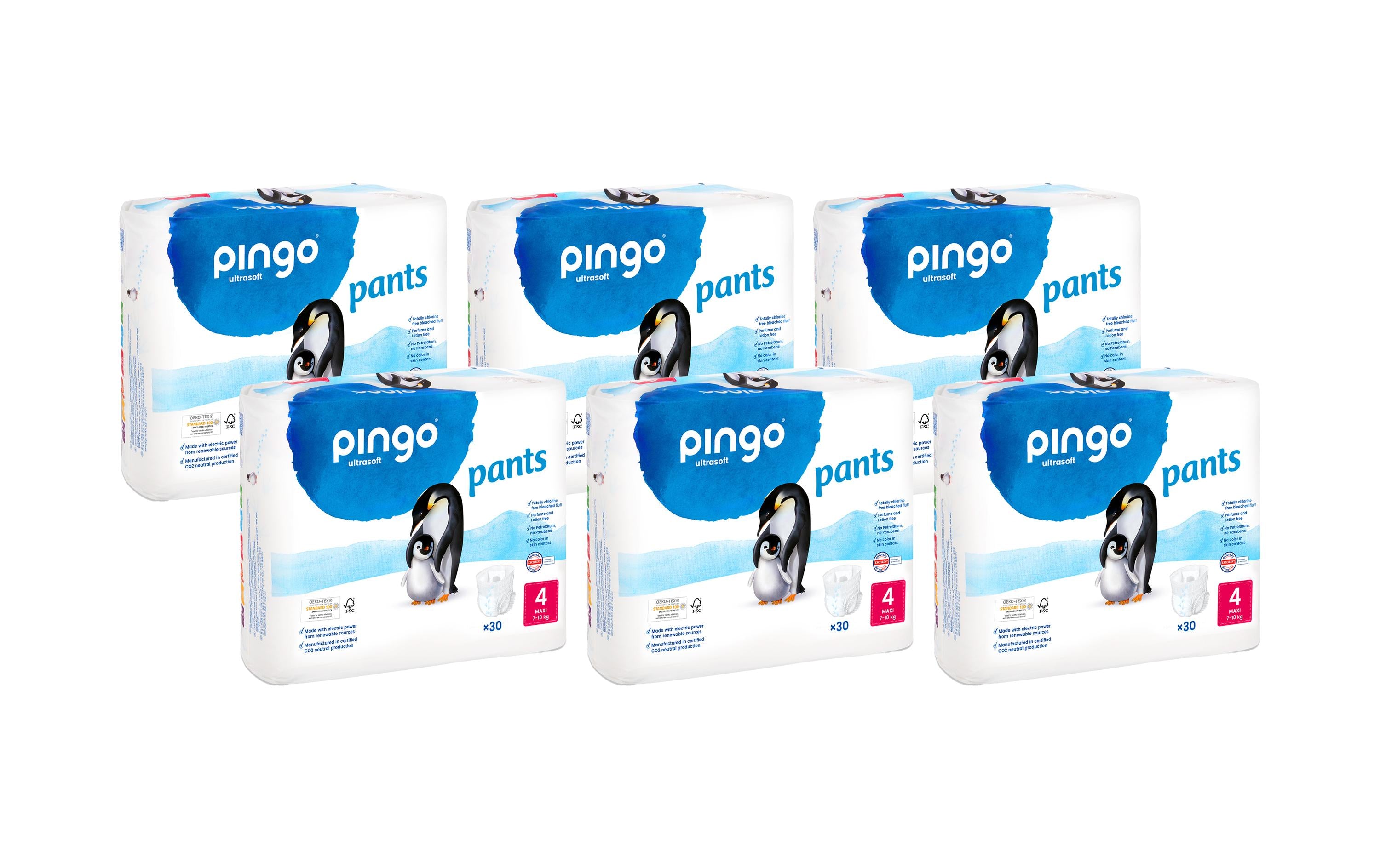 Pingo Pants Öko Monatsbox Grösse 4 / 180 Windeln