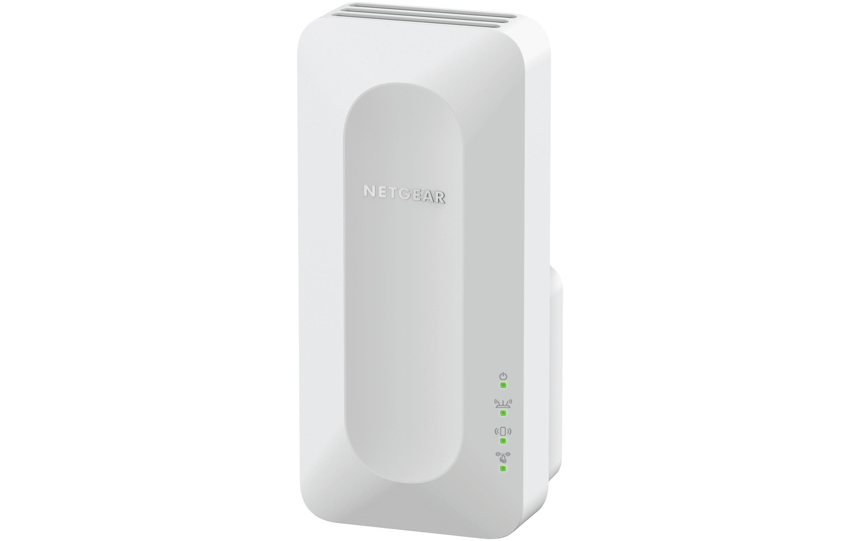 Netgear EAX12: AX1600 WLAN 6 Mesh Extender 4-Stream WiFi 6 Mesh Extender, weiss