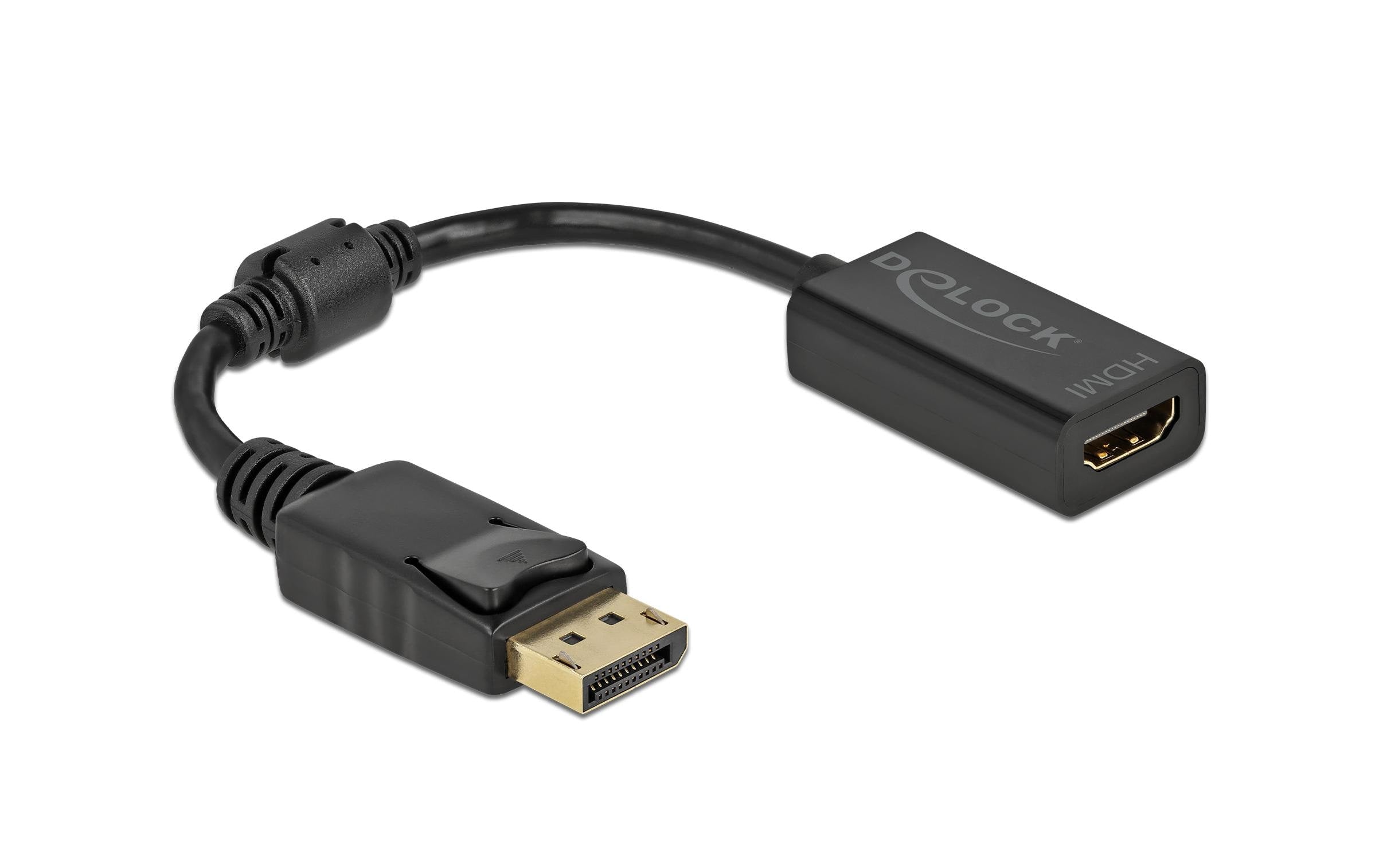 Adapter DP 1.1 Stecker zu HDMI-Buchse Passiv, schwarz