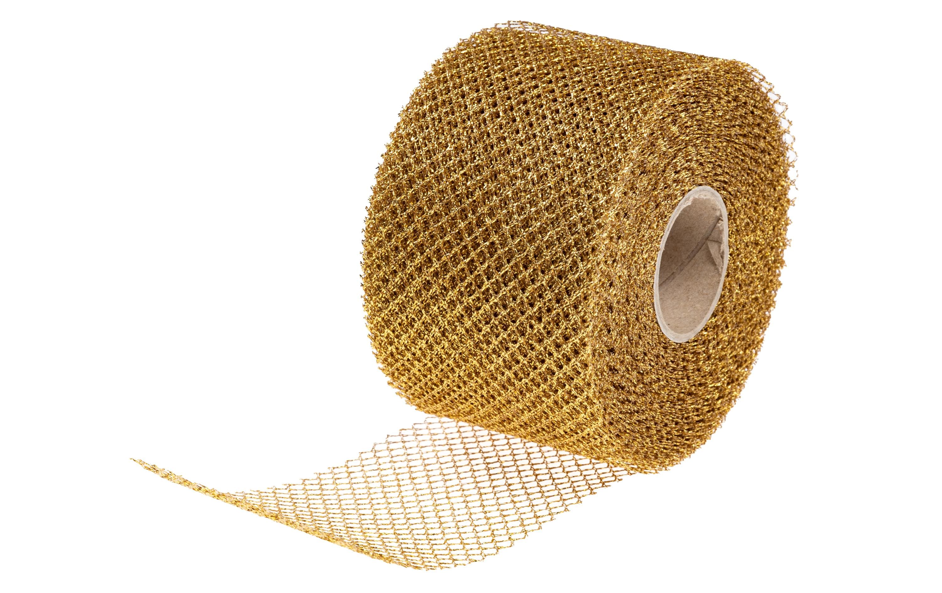 Pattberg Geschenkband Siena Grösse: 7.2 cm x 20 m, Farbe gold