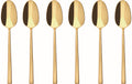 Sambonet Mokkalöffel Rock 6er Set, Gold, PVD, GK