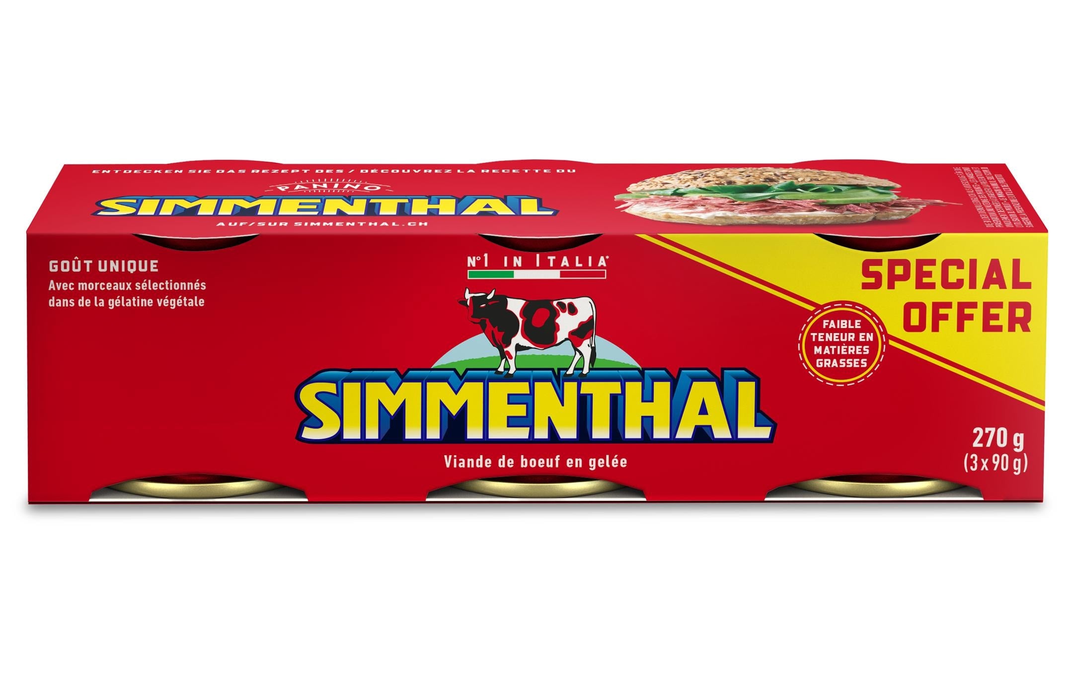 Rindfleisch in Gelee 3x 90g