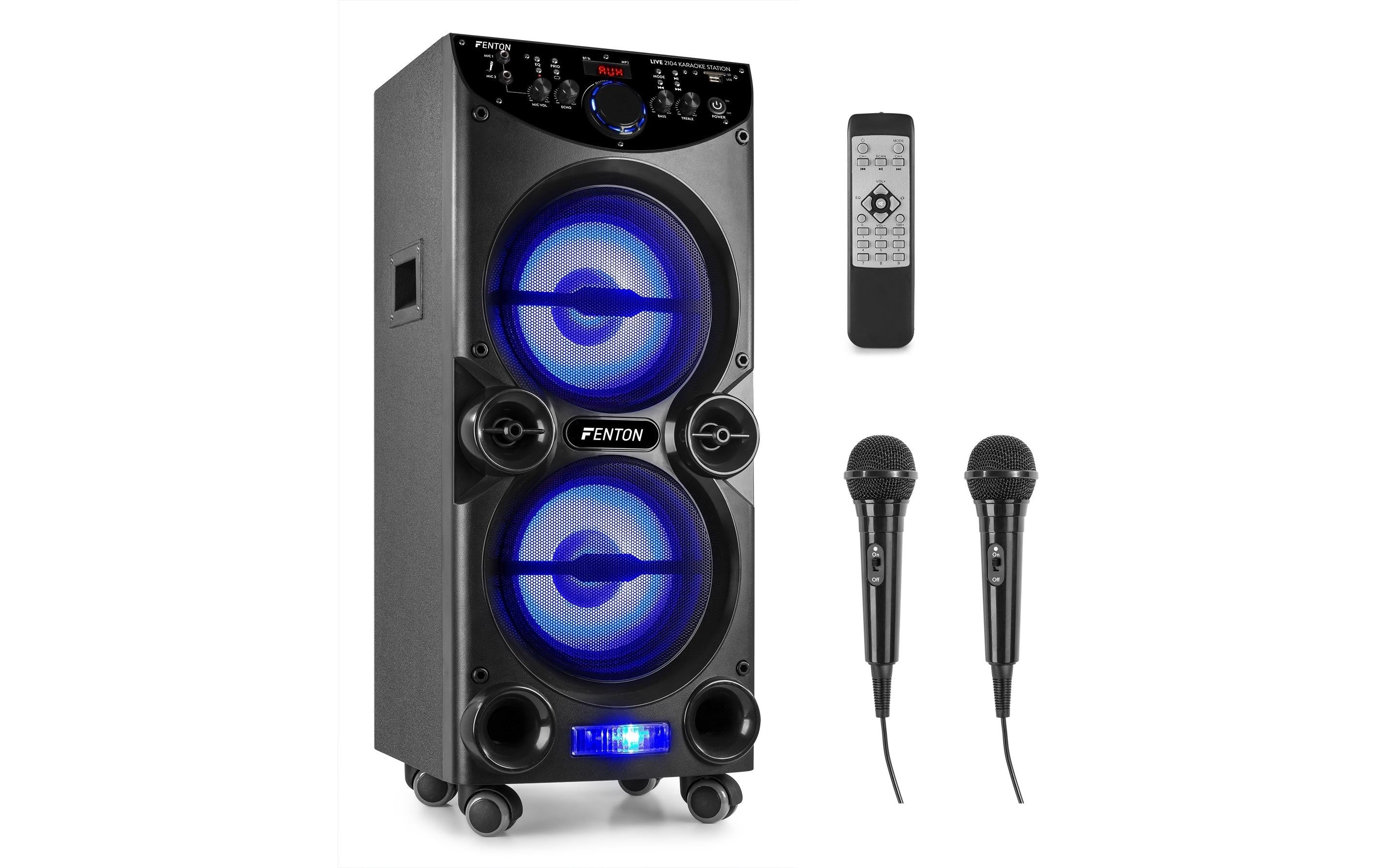 Fenton LIVE2104 Karaokestation 2x 10", 400W