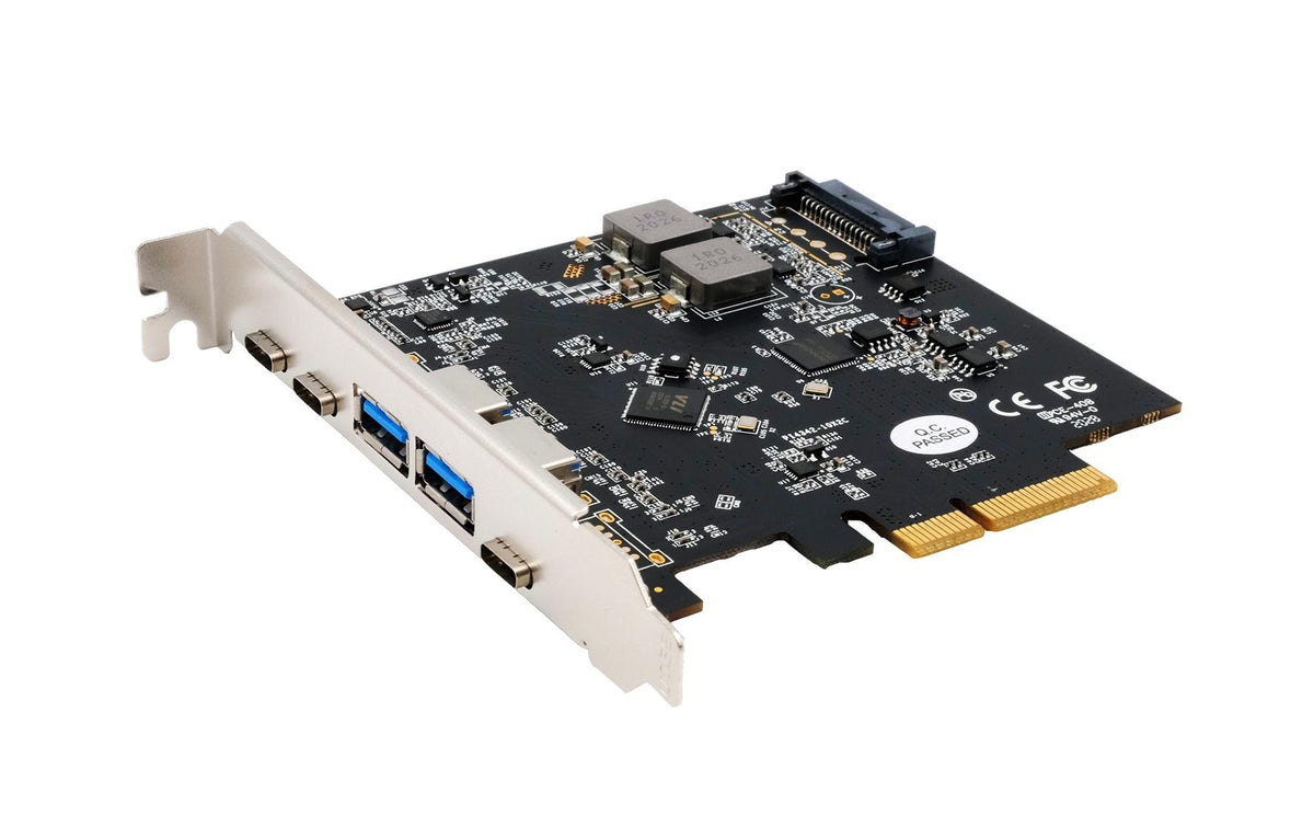 EXSYS EX-12007, 5 Port USB 3.2 Gen2 Karte mit 2x A– und 3x C Anschluss(Asmedia)
