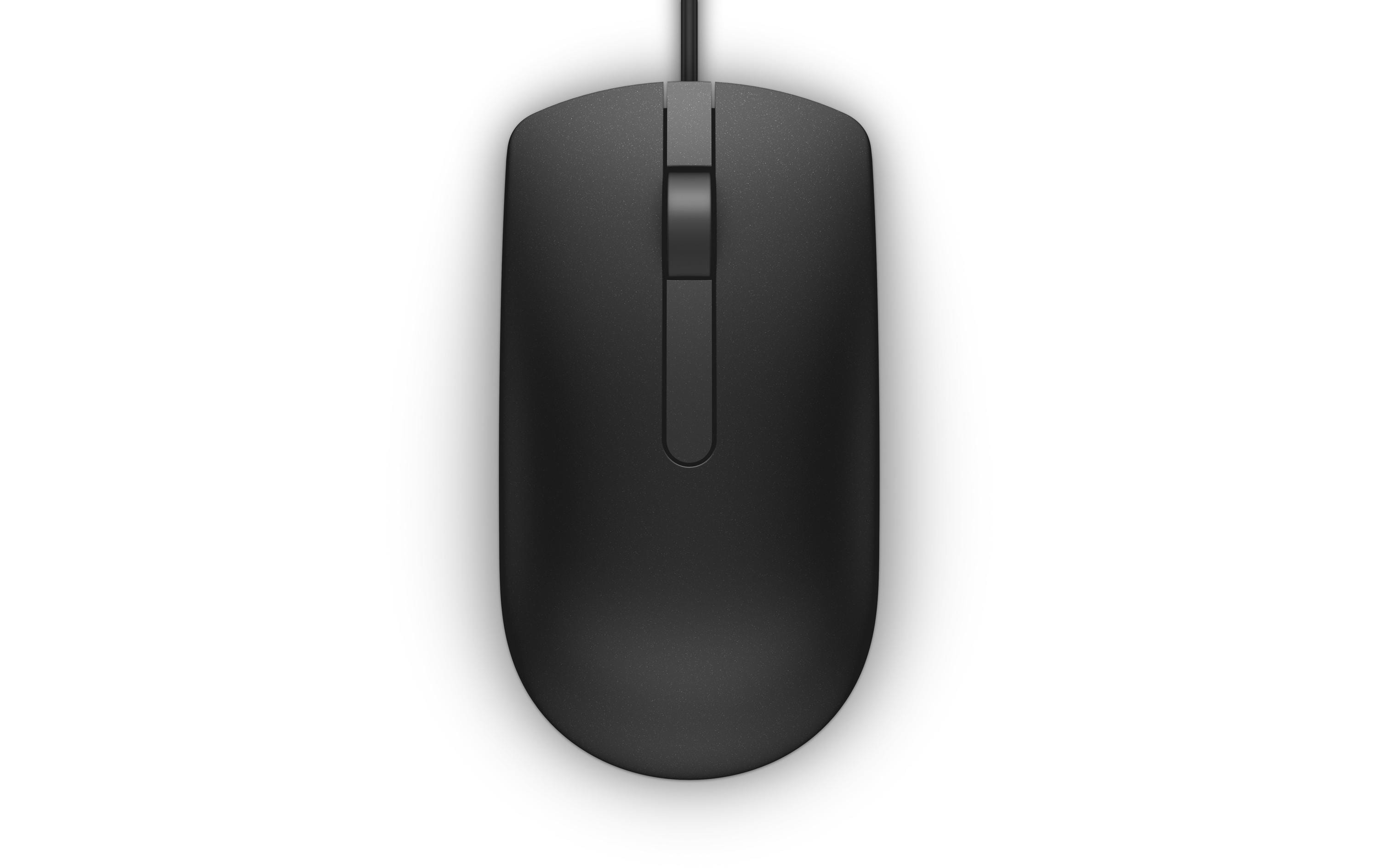 Dell MS116 USB 3-Button Optical Maus