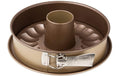 Zenker Springform Rohrboden Gold mit Antihaftbeschichtung 260/270x65mm