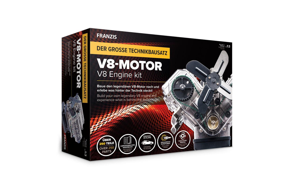Franzis Technikbausatz V8-Motor Bausatz