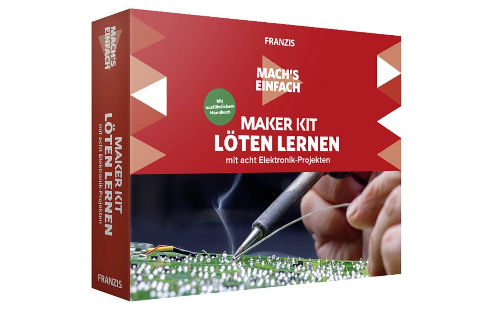 Franzis Mach's einfach Maker Kit Löten lernen