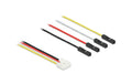 Delock Conversion IOT Kabel, 50cm 4 Pin Stecker zu 4x Jumper Buchse