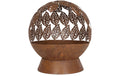 La Hacienda Feuerstelle Leaves H62xdia50cm steel