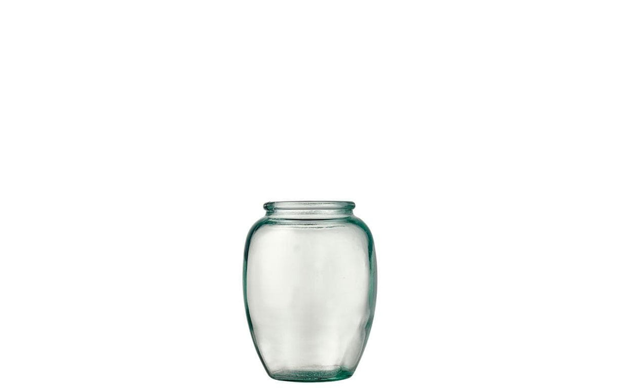 Bitz Vase Kusintha Green 13cm 1 Stück, 9.5x9.5x13cm, recycled glass