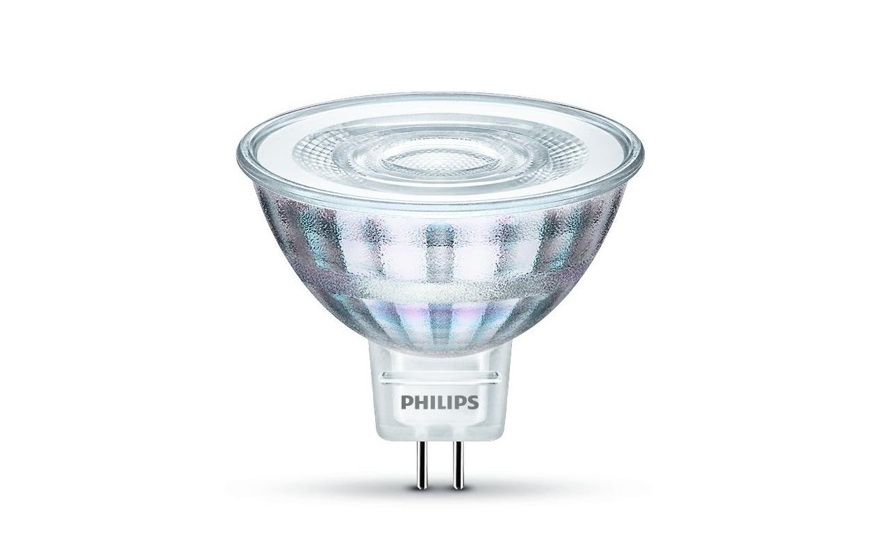 Philips LED Lampe 5W (35W) GU5.3, MR16, 390lm, 4000K, klar