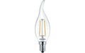 Philips CorePro LEDCandle 2-25W E14 827 BA35 klar Glas IP44