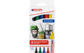 edding Permanentmarker 3000 E-5 basic Rundspitze, Strichbreite von 1,5-3 mm