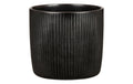Scheurich Übertopf Ebano Schwarz, Keramik 8.2 L, 24.1x21.9 cm (BxH)