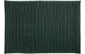 MSV Badteppich Chenille, Dunkelgrün 40x60 cm, Hochfloor, Microfaser,30° waschen