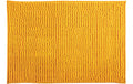 MSV Badteppich Chenille, Gelb (Safran) 40x60 cm, Hochfloor, Microfaser,30° waschen