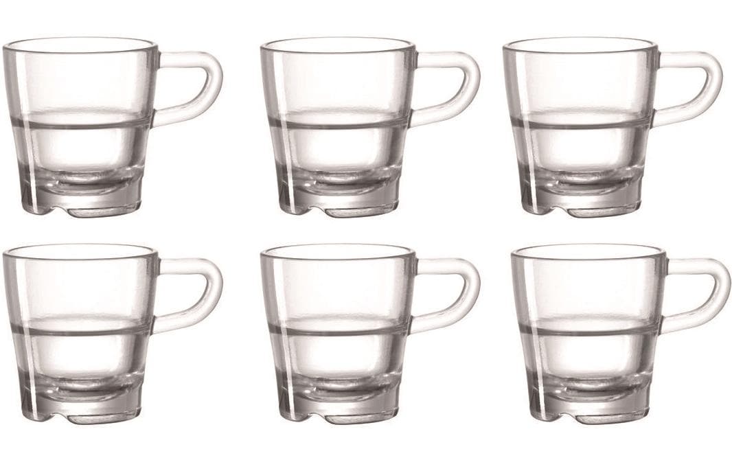 Leonardo Espressotasse Senseo 6er Set, Fassungsvermögen 70ml