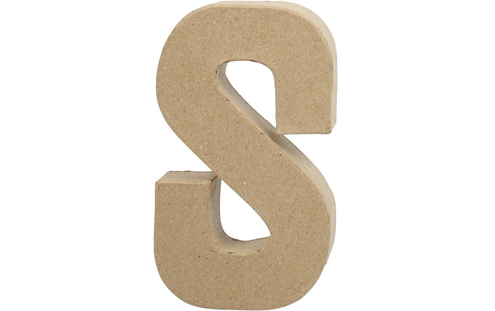 Creativ Company Pappbuchstabe 20.5 cm S