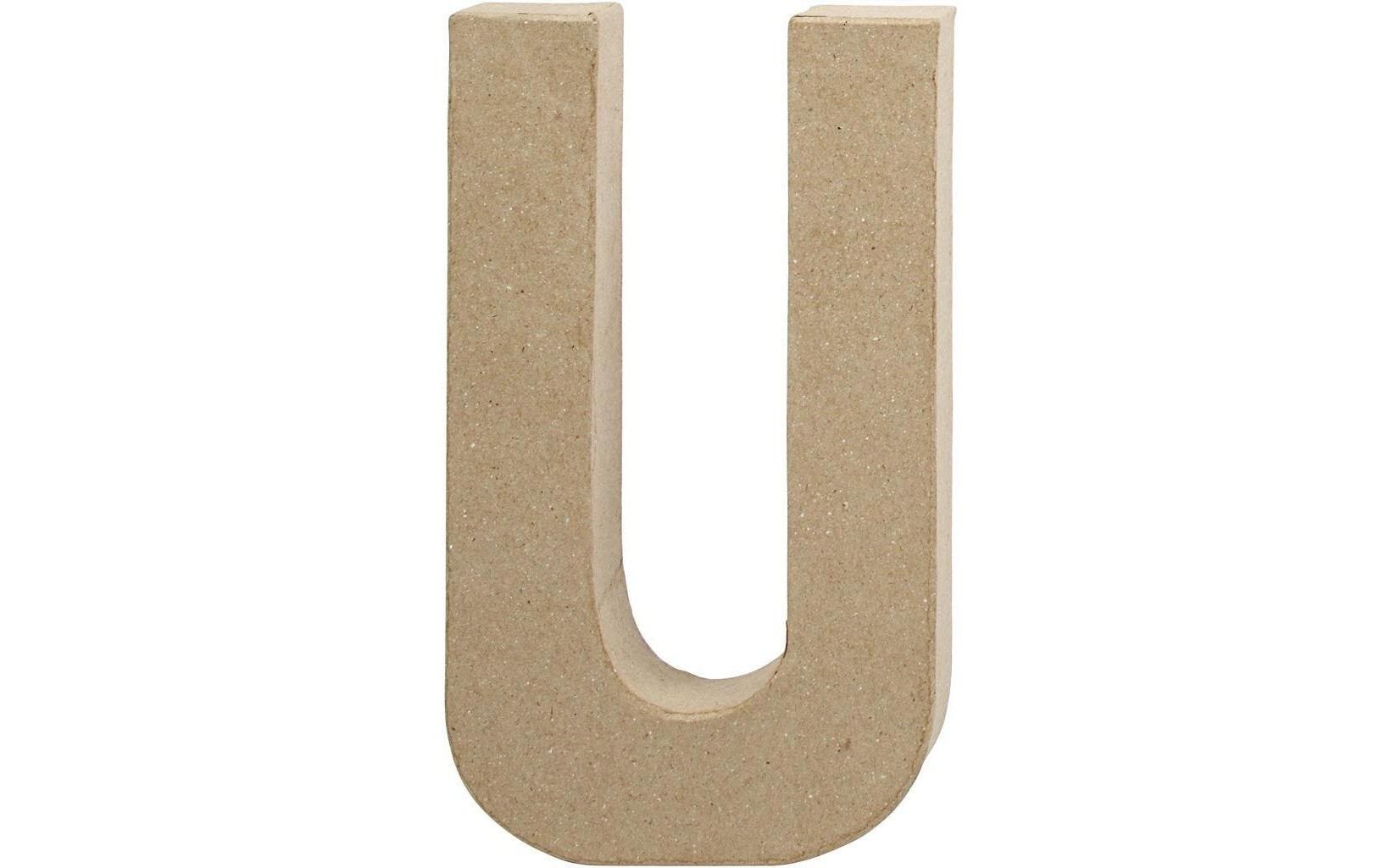 Creativ Company Pappbuchstabe 20.5 cm U