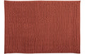 MSV Badteppich Chenille, Terracotta 40x60 cm, Hochfloor, Microfaser,30° waschen
