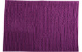 MSV Badteppich Chenille, Violett 40x60 cm, Hochfloor, Microfaser,30° waschen
