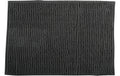 MSV Badteppich Chenille, Dunkelgrau 60x90 cm, Hochfloor, Microfaser,30° waschen