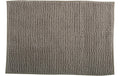 MSV Badteppich Chenille, Taupe 60x90 cm, Hochfloor, Microfaser,30° waschen
