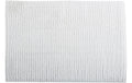 MSV Badteppich Chenille, Weiss 60x90 cm, Hochfloor, Microfaser,30° waschen