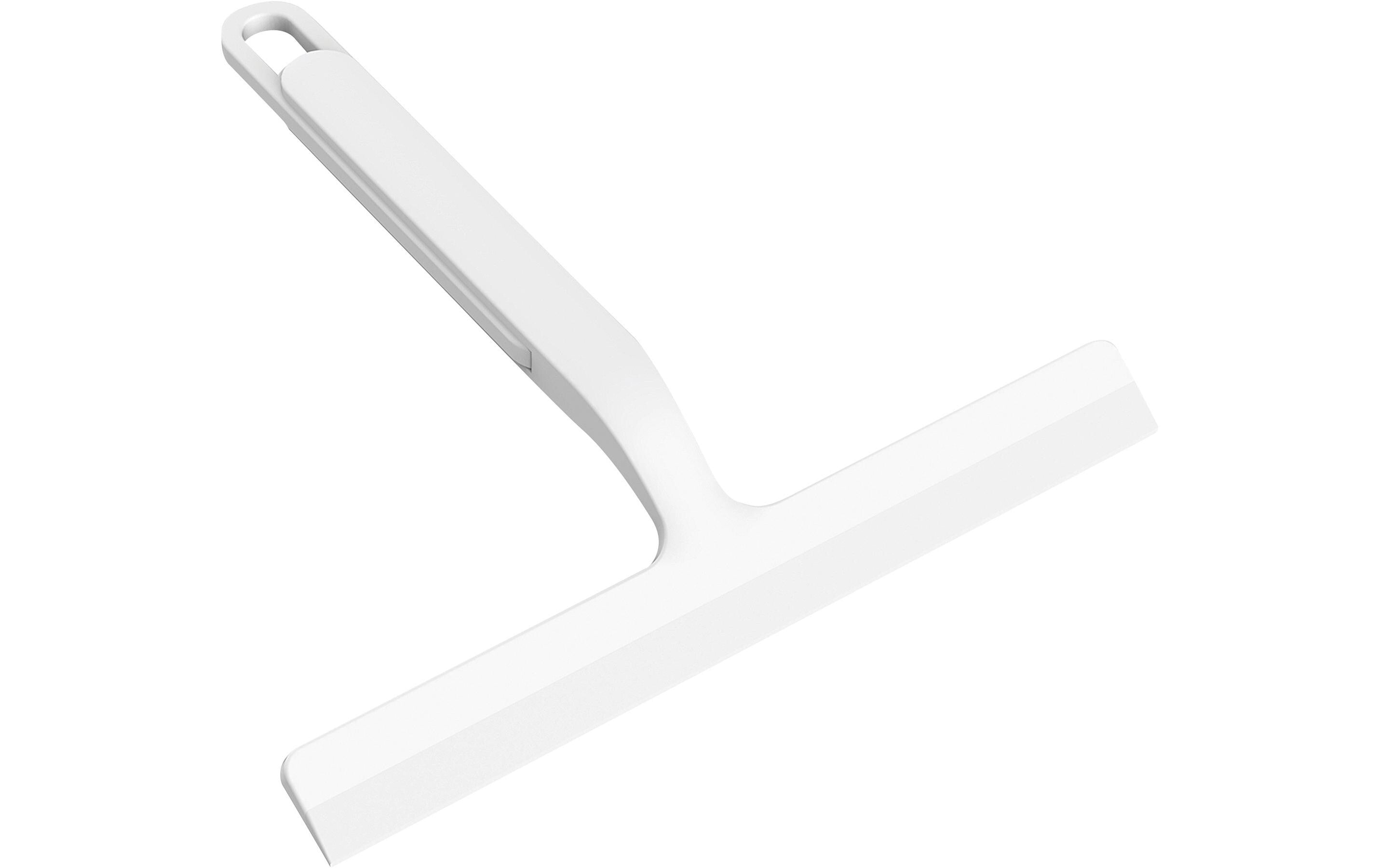 MSV Duschabzieher ausziehbar, Weiss Grösse 24 - 30 x 24 x 33 cm, ABS