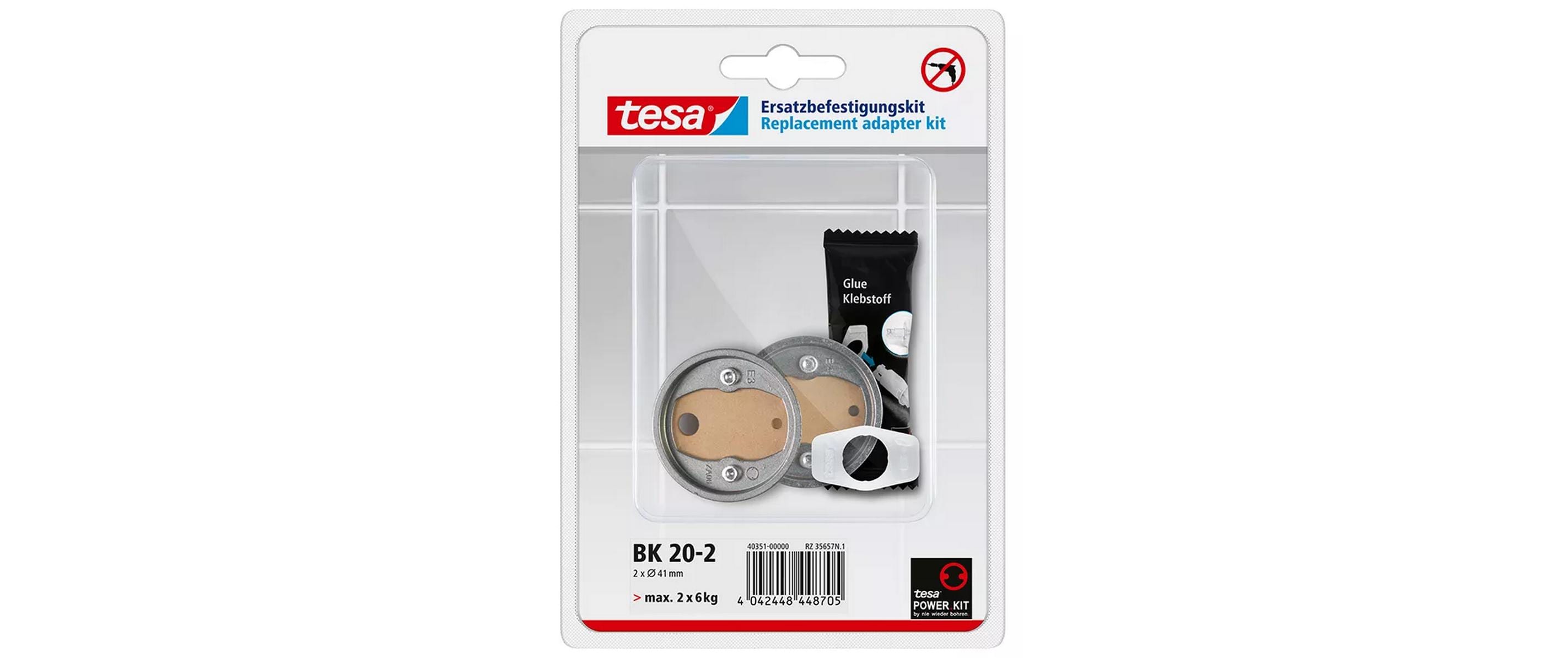 tesa Ersatzbefestigungskit BK20-2 2 Stk.