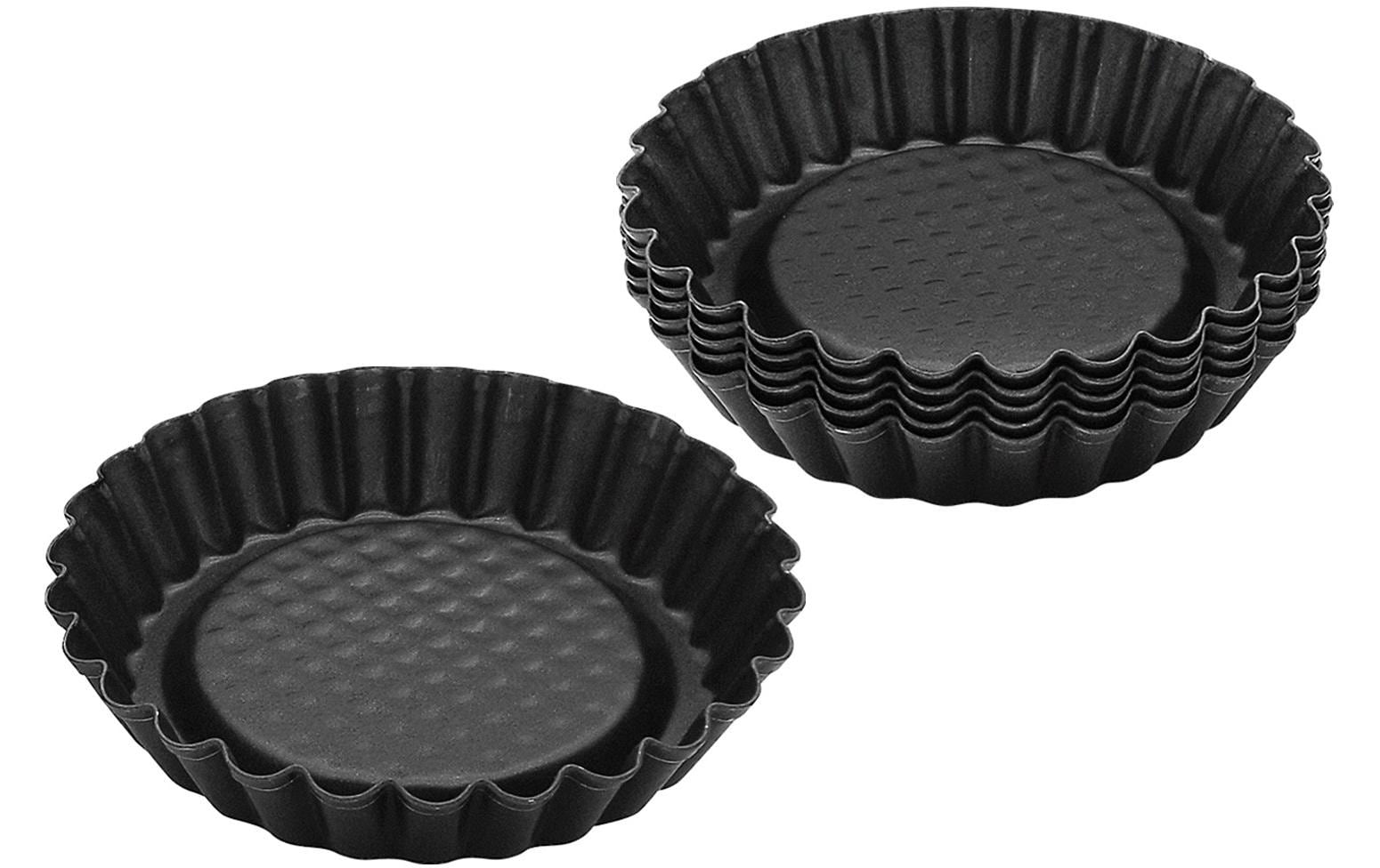 Zenker 6 Tortelettförmchen 10cm mit Antihaftbeschichtung 105x20mm,
