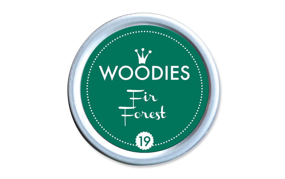 Woodies Stempelkissen Woodies grün, 1 Stück