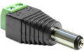 Delock Adapter DC, 5,5 x 2,5mm Stecker Terminalblock, 2 Pin
