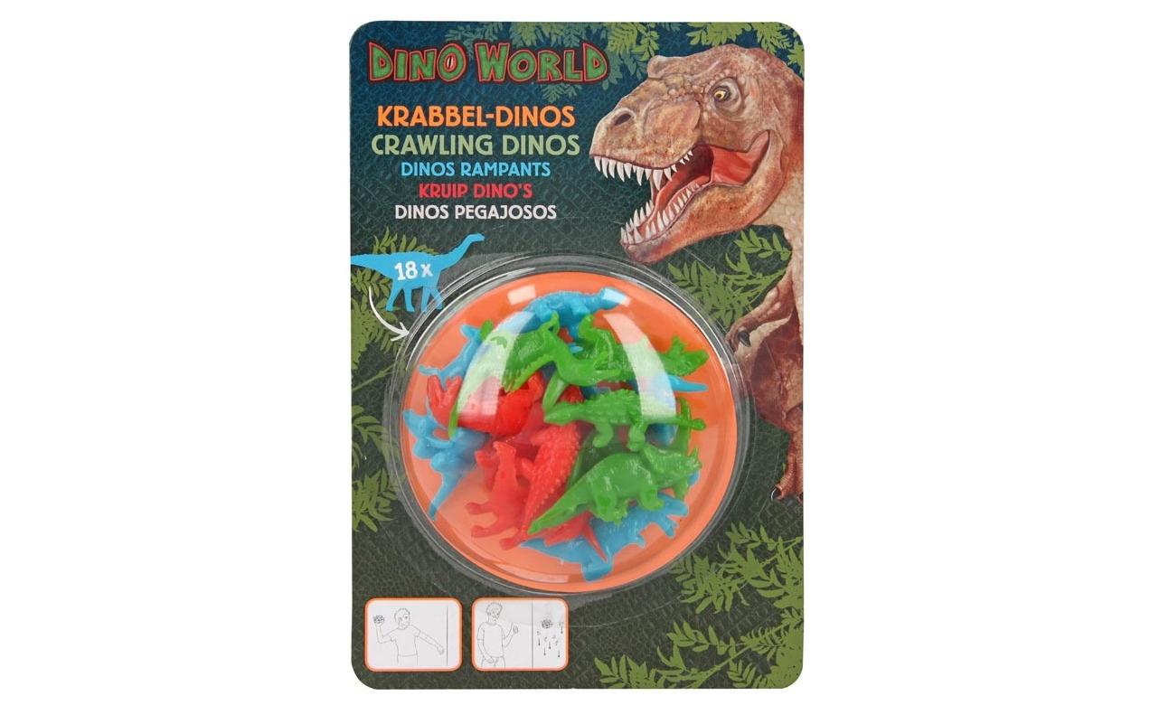 Depesche Spielfigur Dino World 12 Stück, Krabbel-Dinos