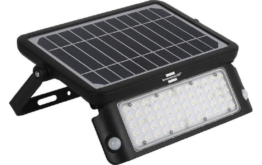 Brennenstuhl Solar LED-Strahler Schwarz outdoor, Solarmodul