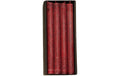 Schulthess Stabkerze Dunkelrot, 24 x 2.2 cm 4er Set, Brenndauer ca.11h pro Kerze