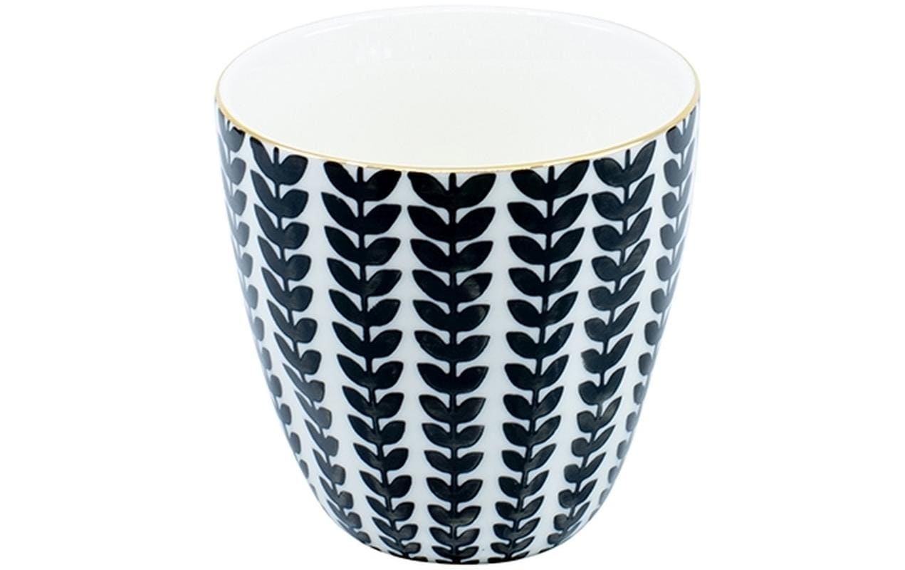Kadastar Kaffeetasse Metropolitan Leaves 1 Stück, 250ml, 9.2 x 9 x 8.7 cm, Steingut