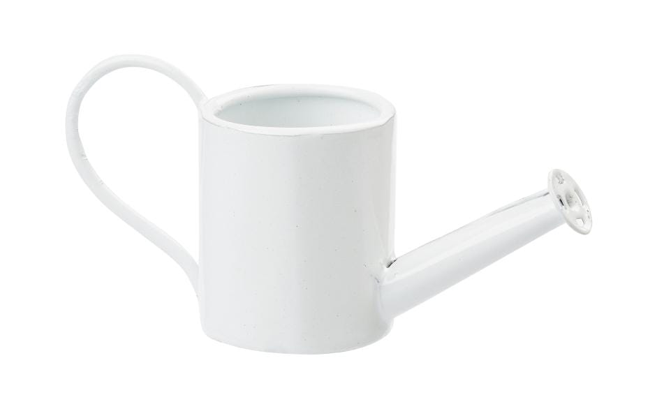 Hobbyfun Mini-Garten Giesskanne 3 cm weiss