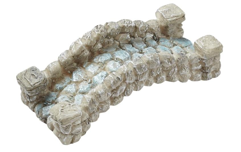 Hobbyfun Mini-Garten Stein-Brücke 9 cm