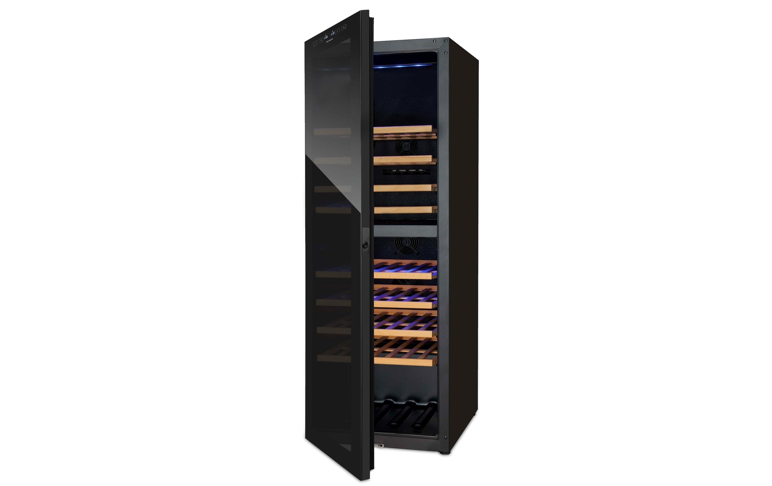 Trisa Weinschrank 191l, links G, 77 Flaschen, 39dB, Dual Zone