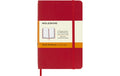 Moleskine Notizbuch Classic A6 Scharlachrot liniert, Softcover, 192 Seiten