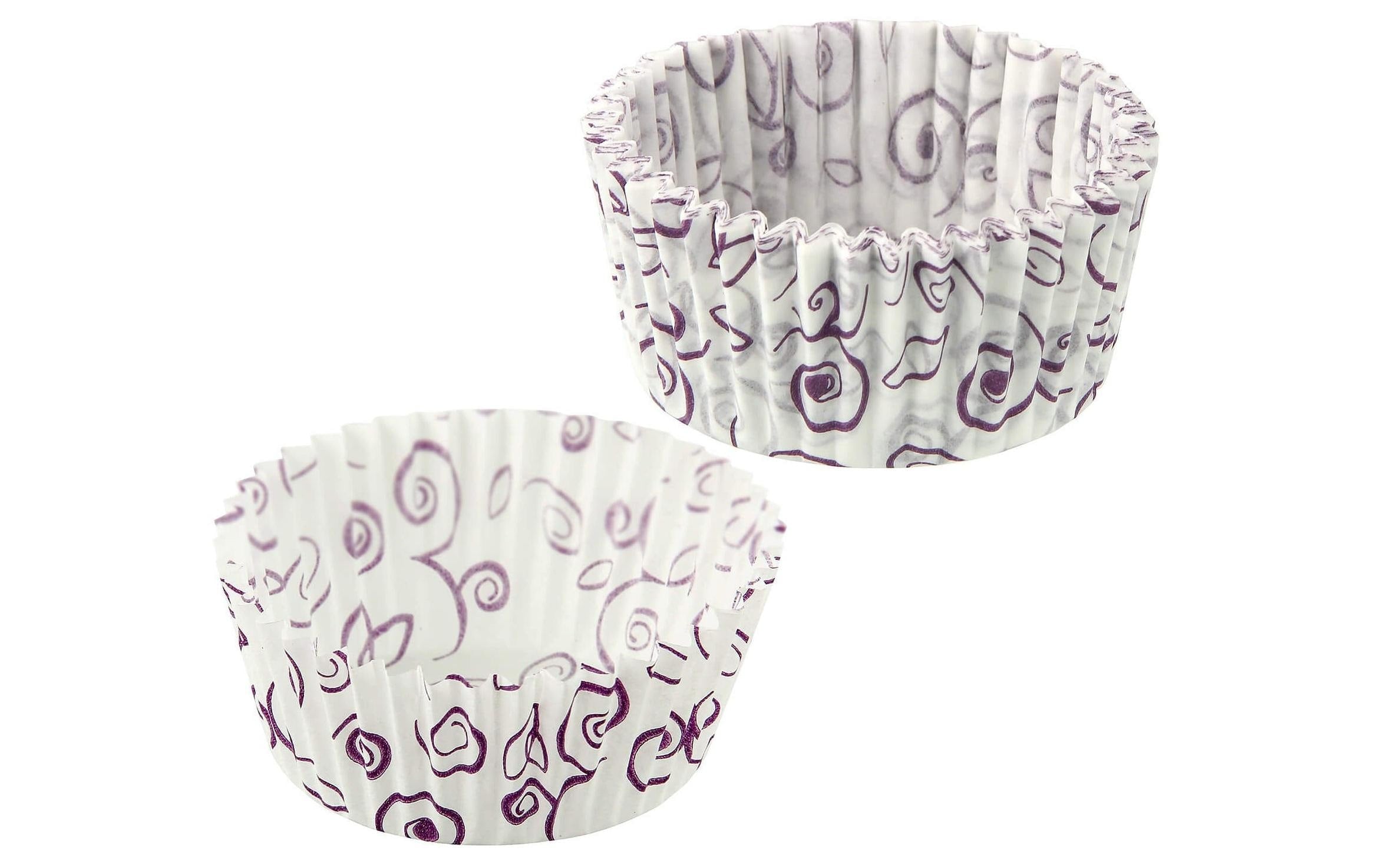 Zenker Muffinförmchen Fleur 50Stk Papier, Ø50x30mm, 50St., Dekor "Fleur"
